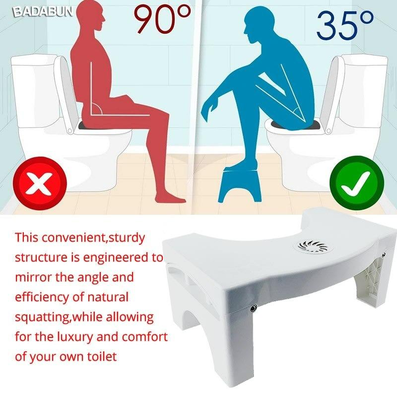 Foldable Anti-Constipation Potty Training Stool with Air Freshener Slot