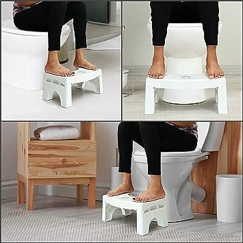 Foldable Anti-Constipation Potty Training Stool with Air Freshener Slot