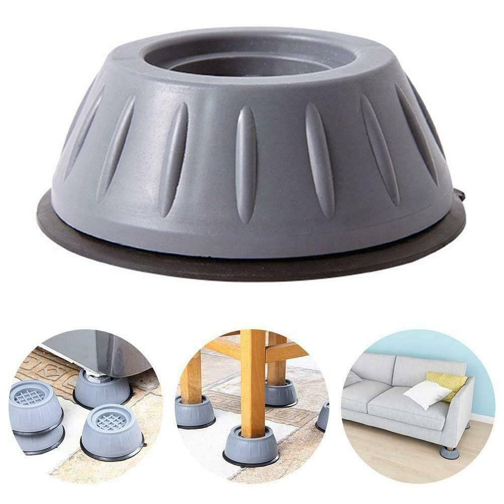 Non-Vibration Rubber Washing Machine Pads (Set of 4)