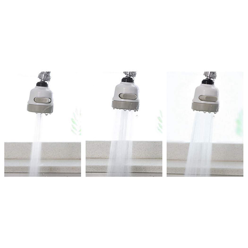 1589 Rotatable Splash Proof 3 Modes Water Saving Nozzle Filter Faucet Sprayer - DeoDap