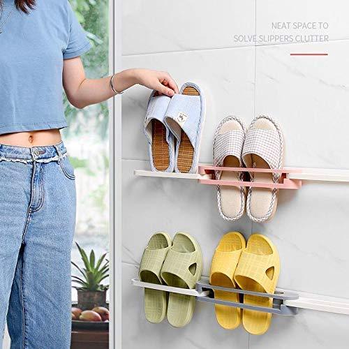 1122 Multifunction Folding Slippers/Shoes Hanger Organizer Rack - DeoDap