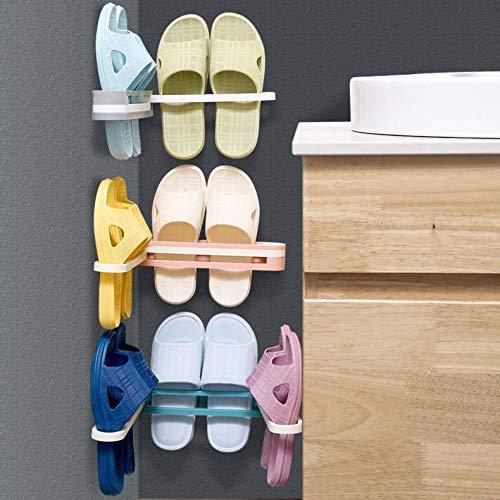 1122 Multifunction Folding Slippers/Shoes Hanger Organizer Rack - DeoDap