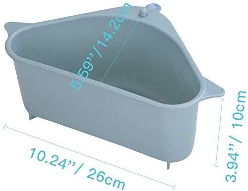 Kitchen Sink- Triangular Multifunctional Drain Shelf Sink Corner Tray