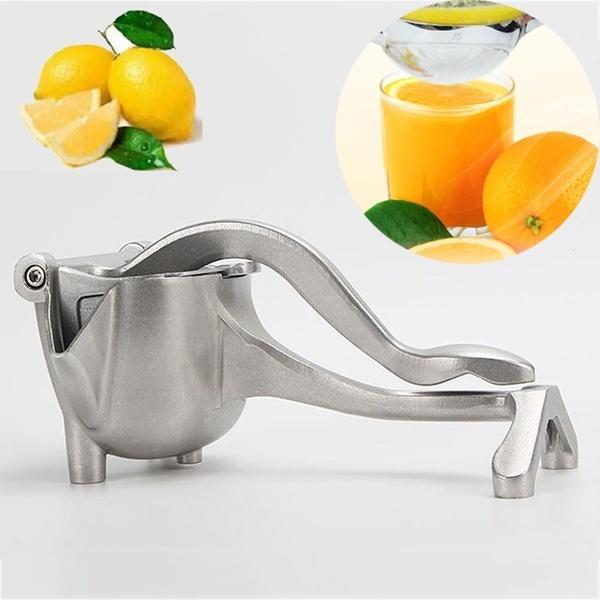 2313 Stainless Steel Manual Fruit Press Juicer Alloy Fruit Hand Squeezer Heavy Duty - DeoDap