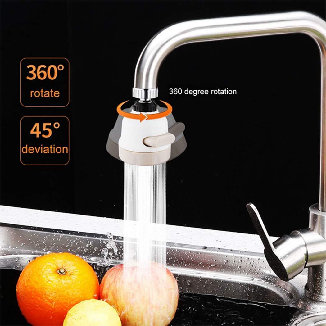 1589 Rotatable Splash Proof 3 Modes Water Saving Nozzle Filter Faucet Sprayer - DeoDap