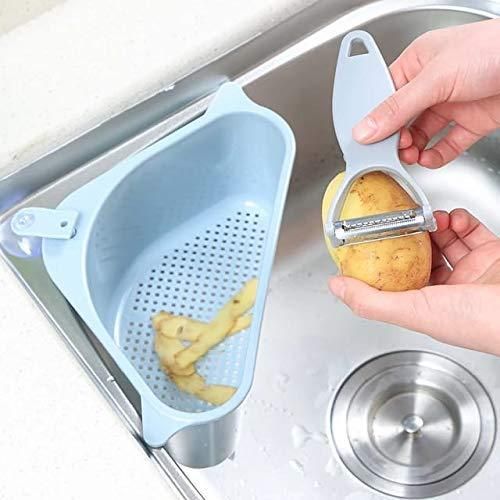 1pc Triangle Corner Strainer Kitchen Sink Triangular Draining