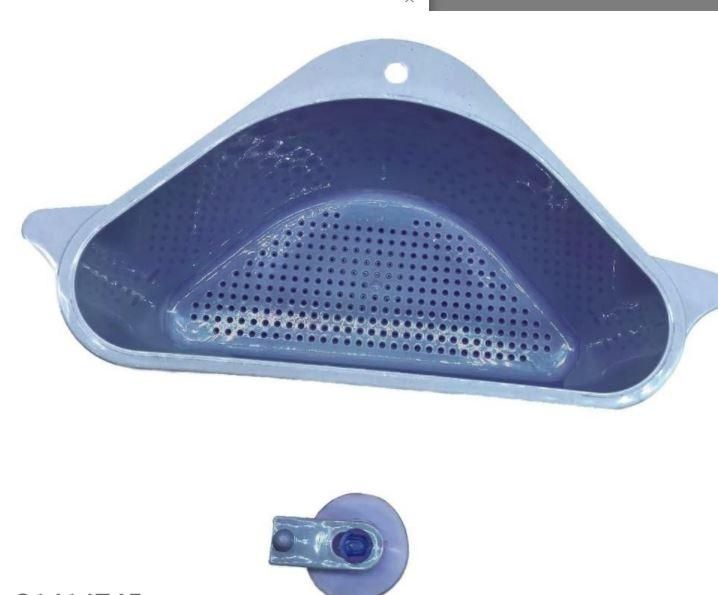 Kitchen Sink- Triangular Multifunctional Drain Shelf Sink Corner Tray