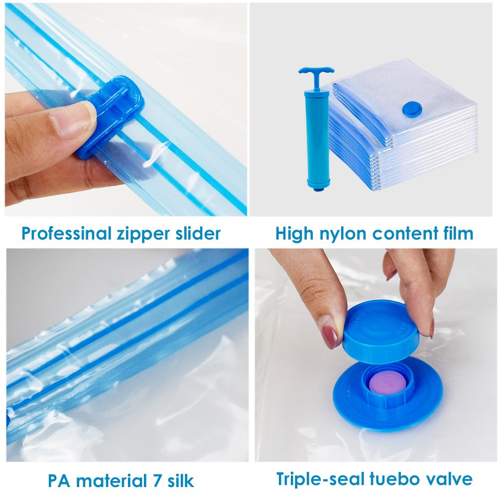 Space Saver Vacuum Bags( Pack of 4 Bags With Pump)