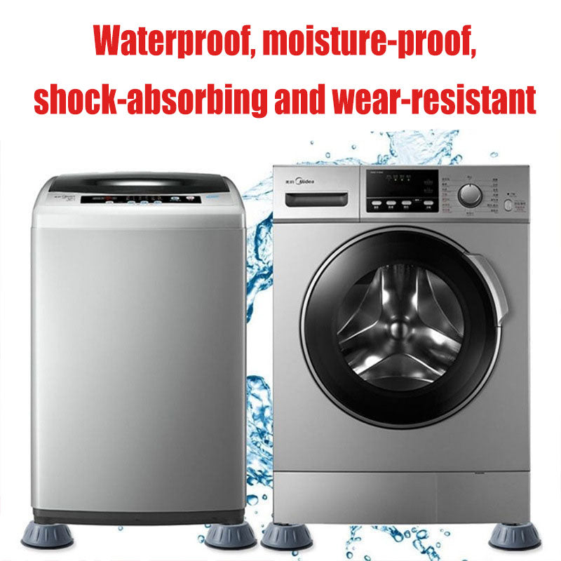 Non-Vibration Rubber Washing Machine Pads (Set of 4)
