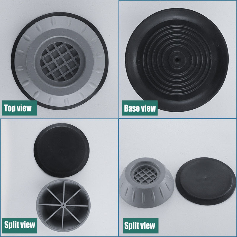 Non-Vibration Rubber Washing Machine Pads (Set of 4)