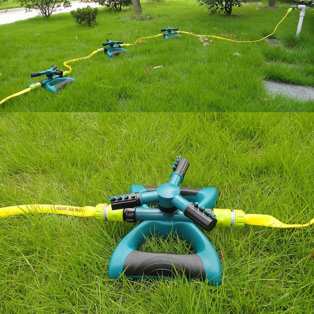 360° Rotation Lawn Sprinkler (1 Year Warranty Card Included Inside)