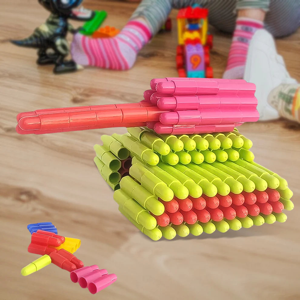 Bullet Blocks for Kids – Creative 88 Pc Building Set