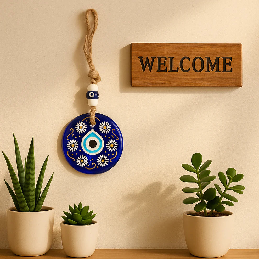Evil Eye Wall Hanging – Positive Energy & Protection Charm