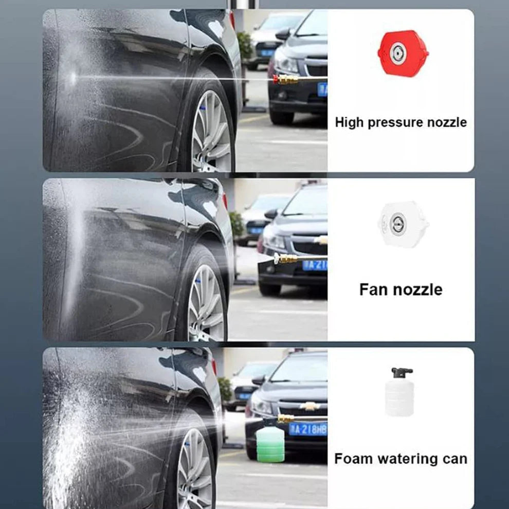 Cordless Car Pressure Washer – 48V Portable Cleaning Kit