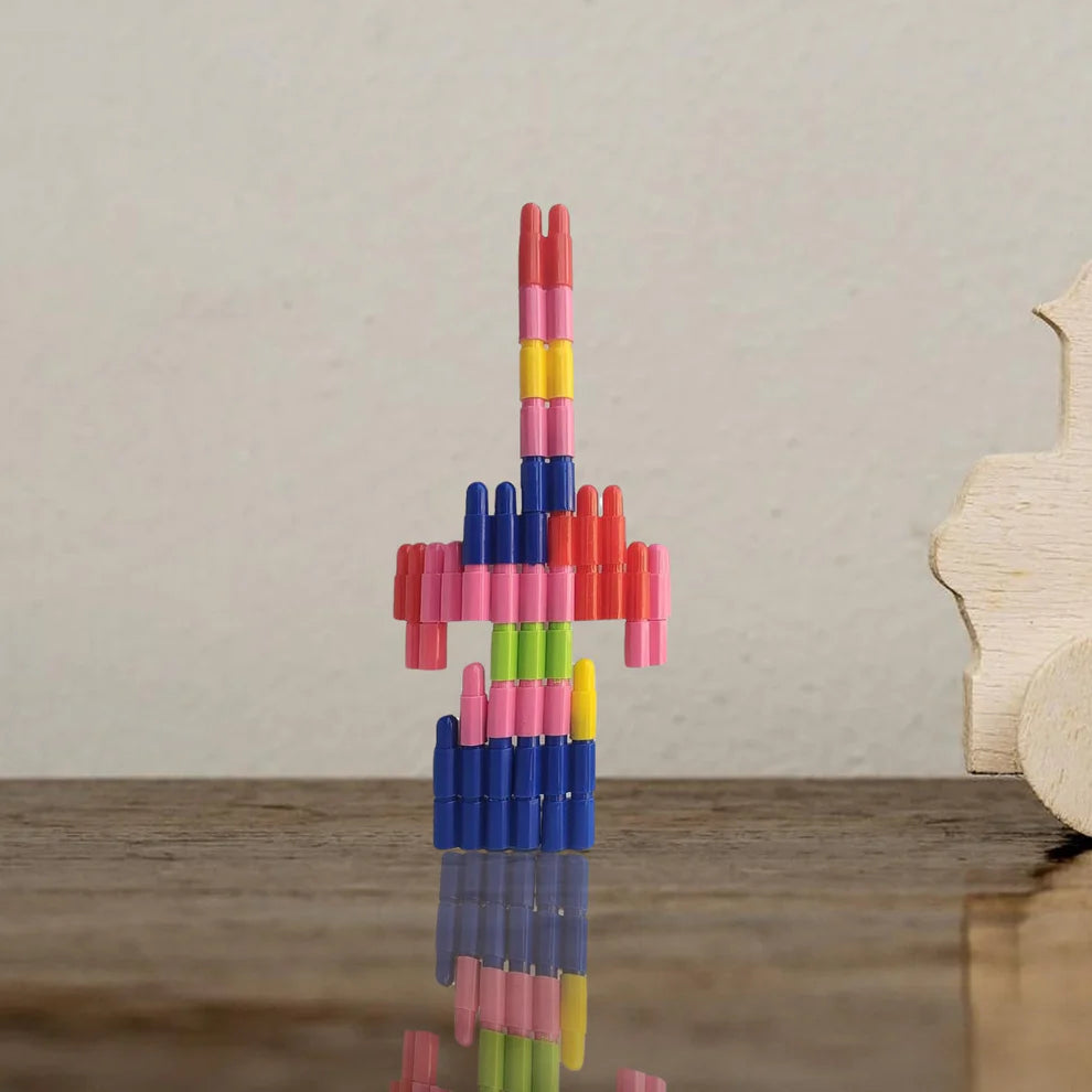 Bullet Blocks for Kids – Creative 88 Pc Building Set