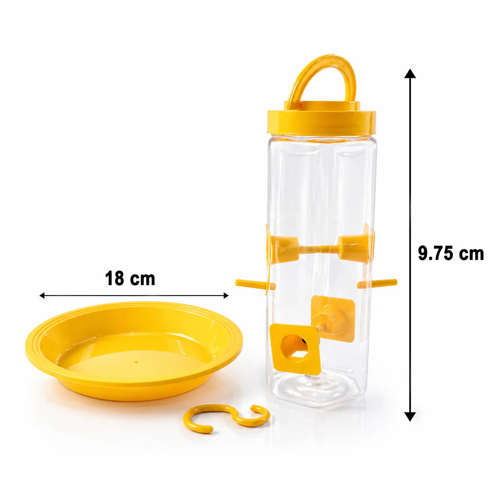Hanging Bird Feeder – Multi-Port Design for Garden & Balcony