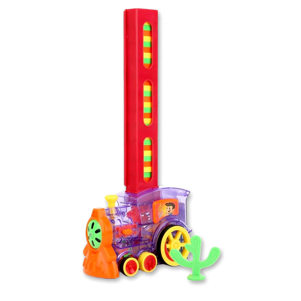 Domino Train Set – 40-Piece Automatic Block Laying Toy