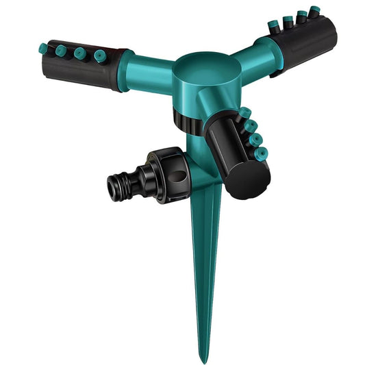 360° Rotation Lawn Sprinkler (1 Year Warranty Card Included Inside)