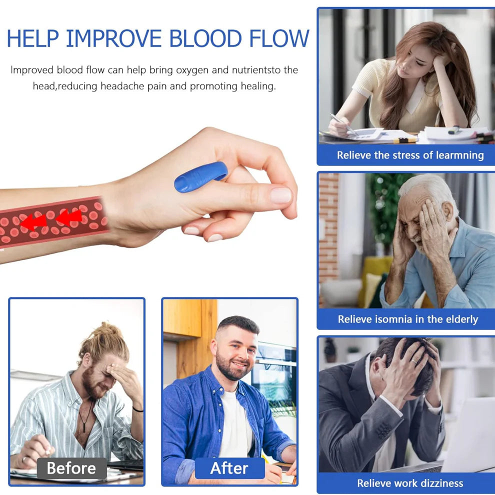Acupressure Hand Clip – Stress & Migraine Relief