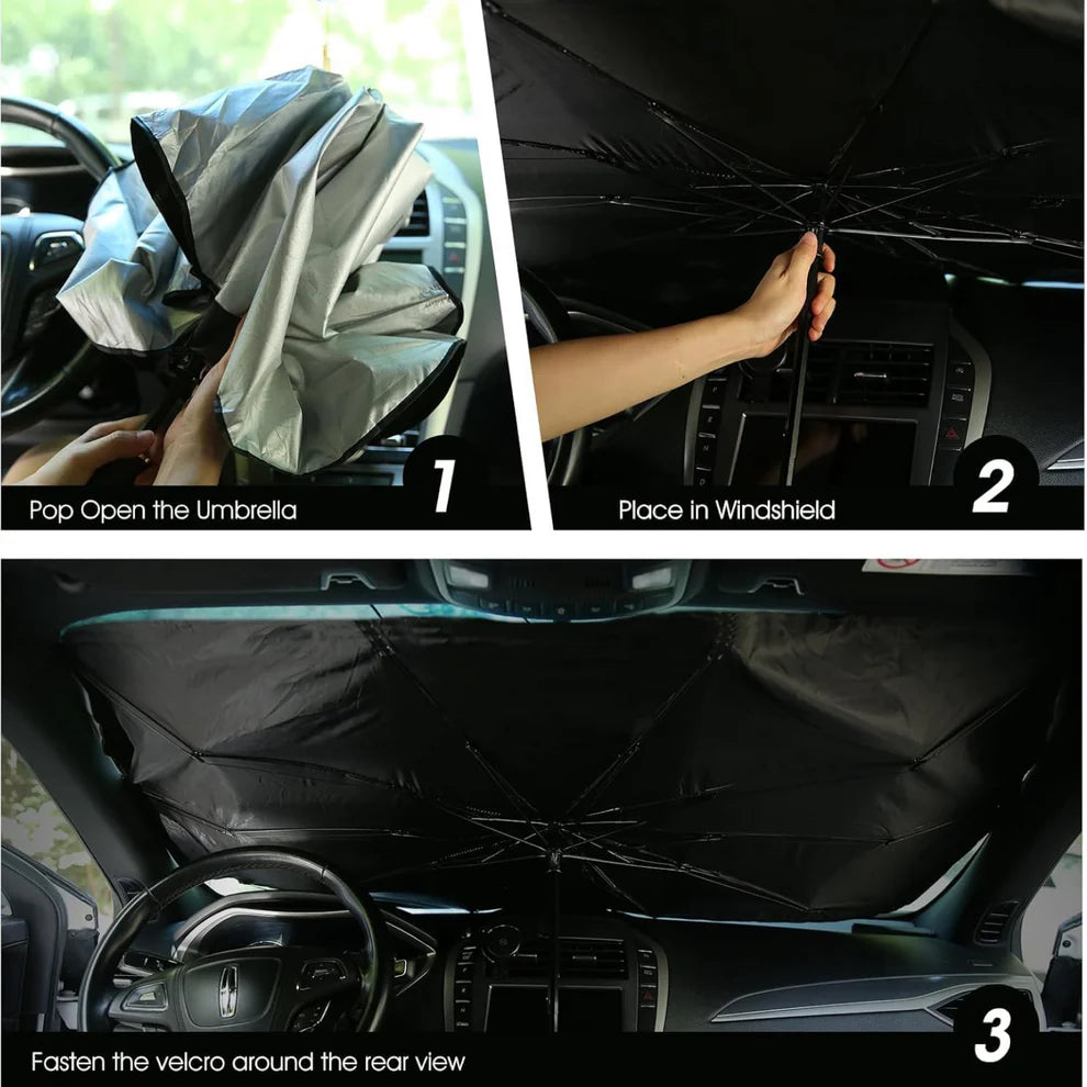 Car Windshield Sunshade – Foldable Heat Protection