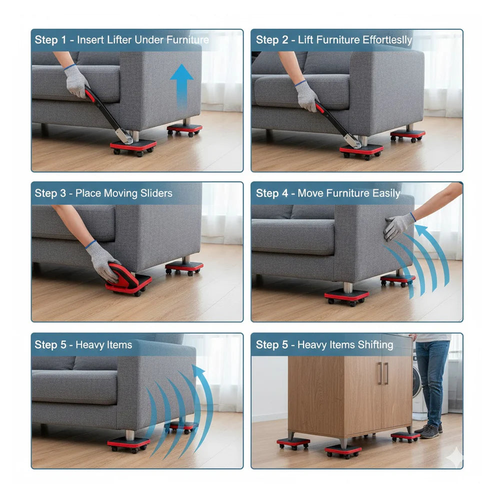 Furniture Lifter Tool – Heavy-Duty Appliance Shifter