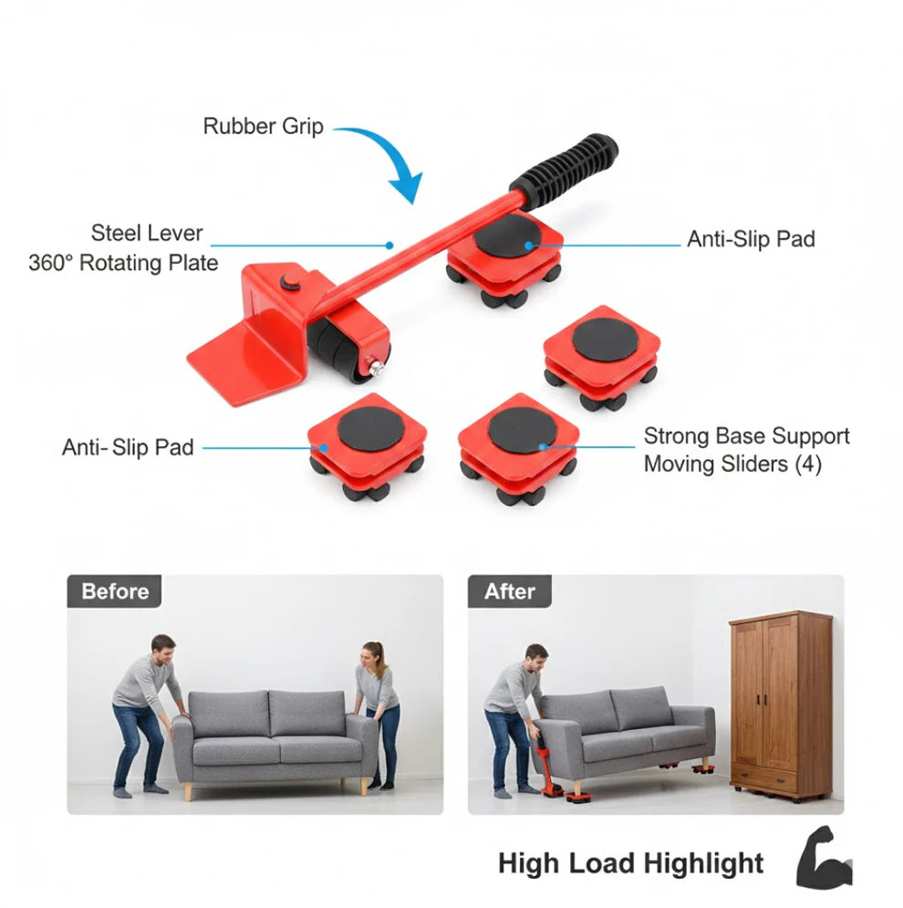 Furniture Lifter Tool – Heavy-Duty Appliance Shifter