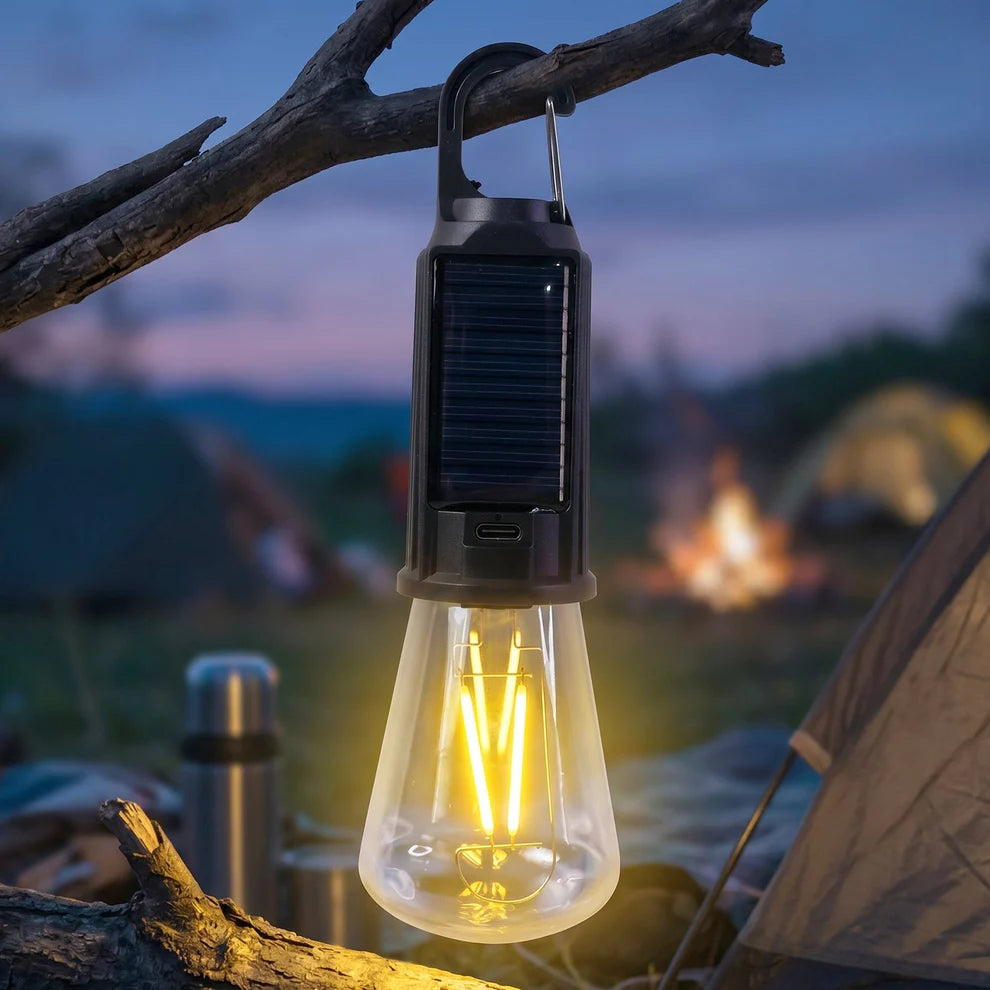 Solar Rechargeable Camping Lamp – Eco-Friendly & Portable Lighting