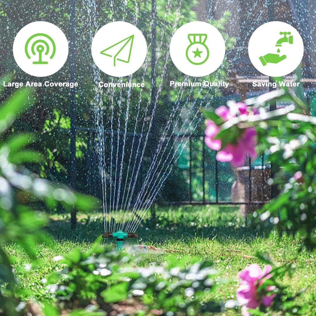 360° Automatic Rotation Lawn Sprinkler