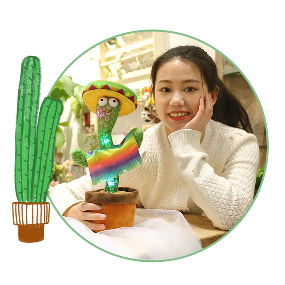Dancing Cactus Toy – Talking & Singing Plush