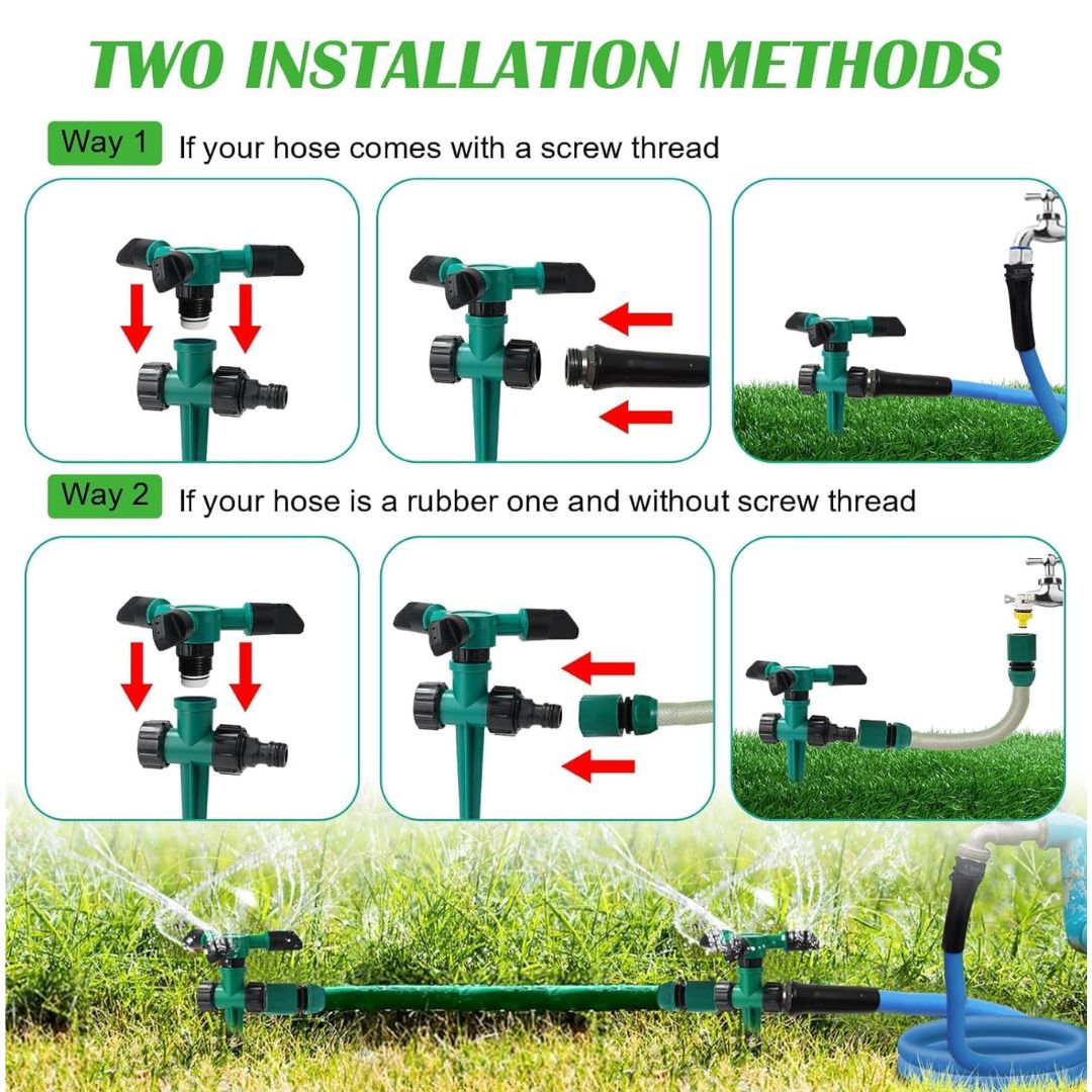 360° Automatic Rotation Lawn Sprinkler