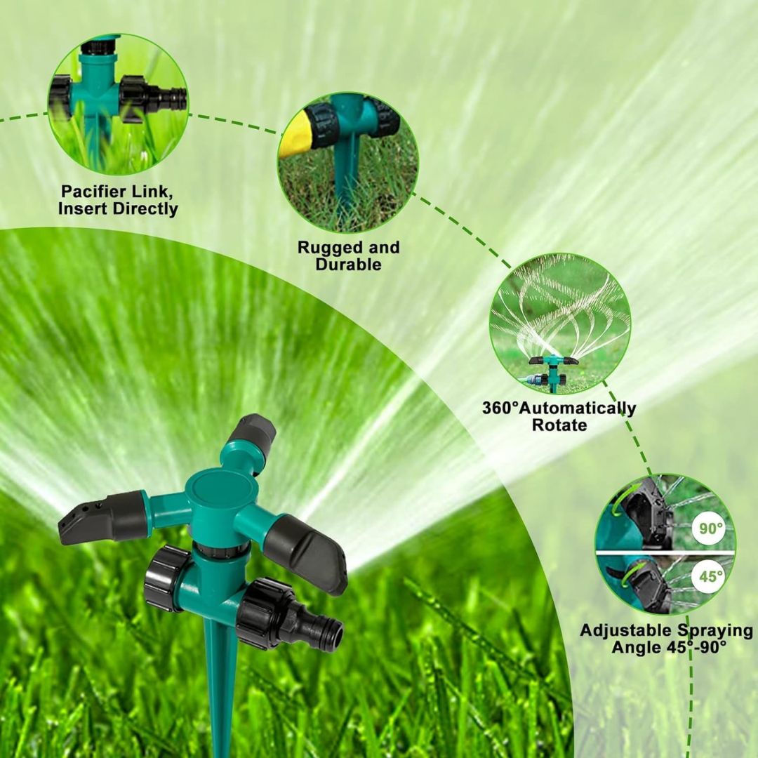 360° Automatic Rotation Lawn Sprinkler