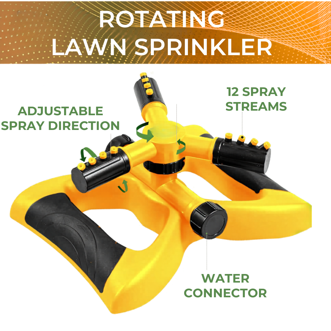SprayMate Pro Lawn Sprinkler - 1 Year Warranty