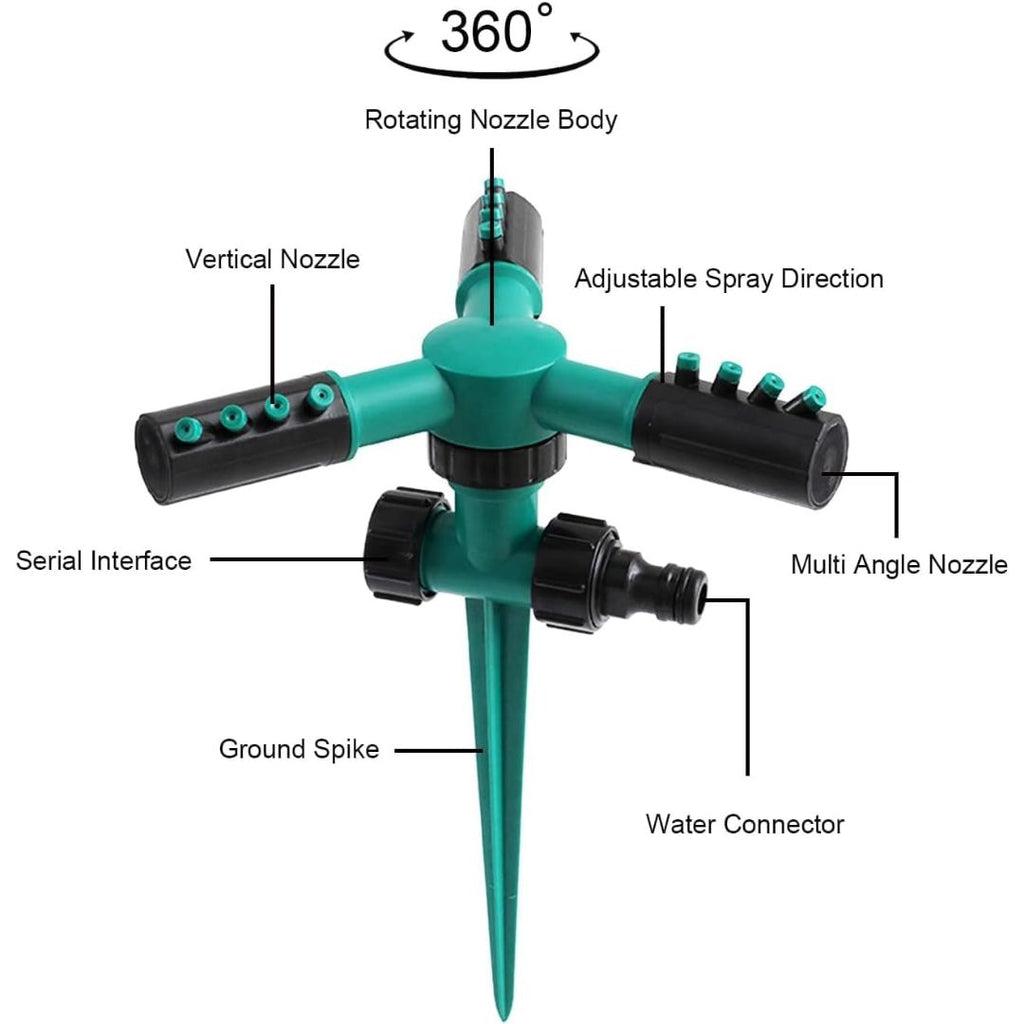 360° Automatic Rotation Lawn Sprinkler