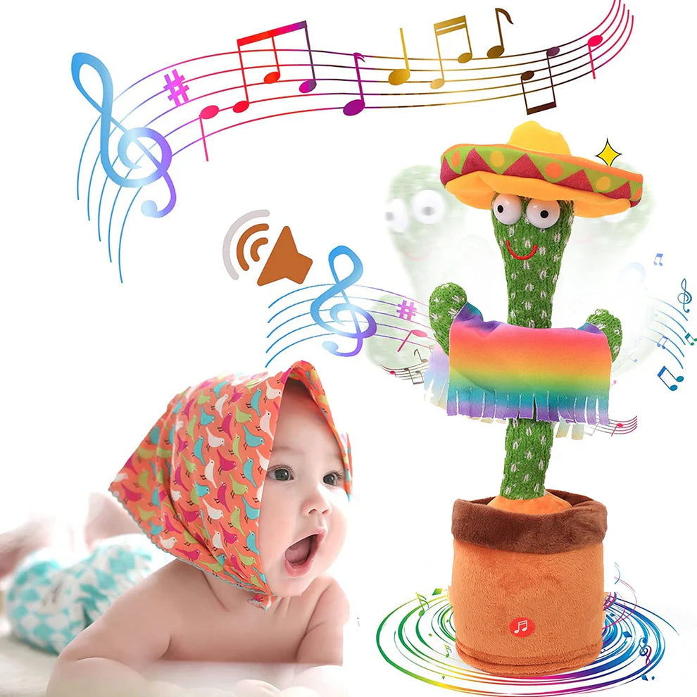 Dancing Cactus Toy – Talking & Singing Plush