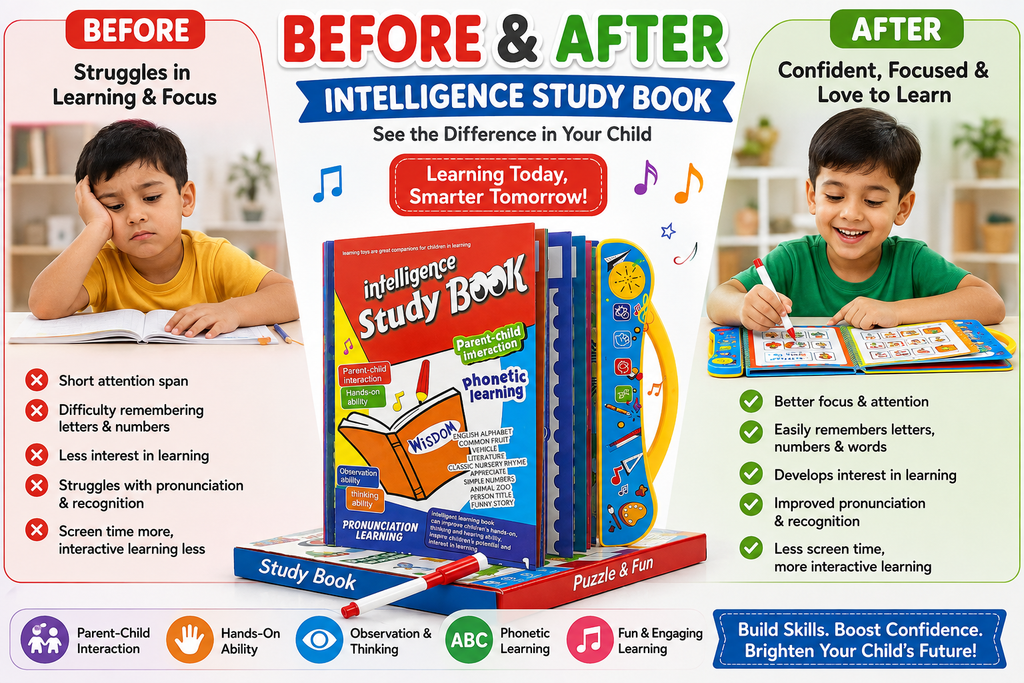 Kids Learning Book – Interactive Musical Alphabets & Numbers