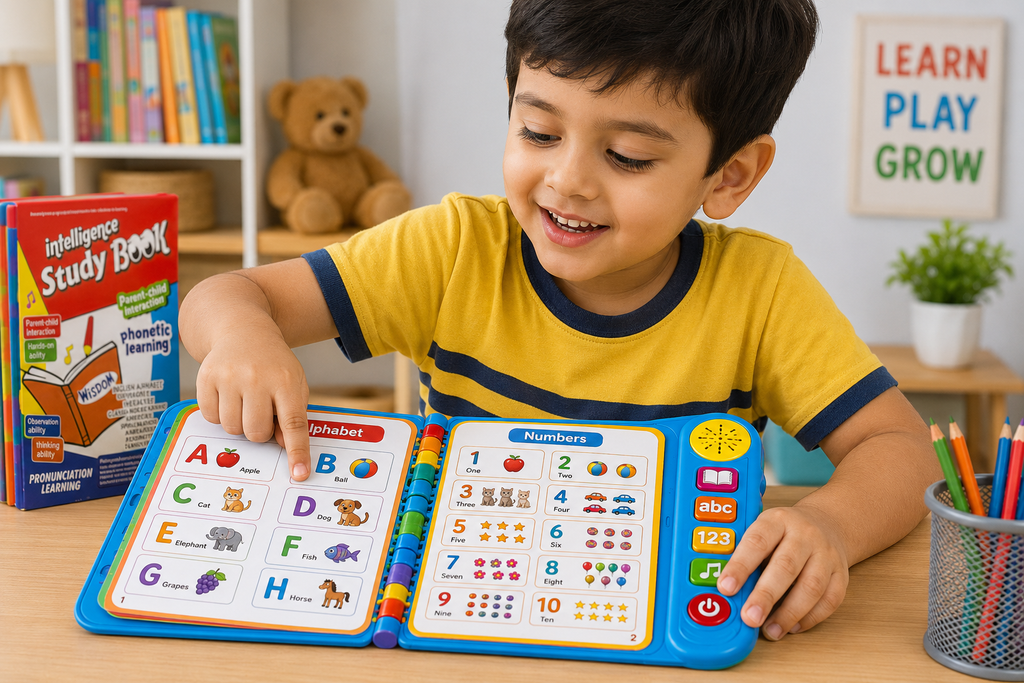 Kids Learning Book – Interactive Musical Alphabets & Numbers