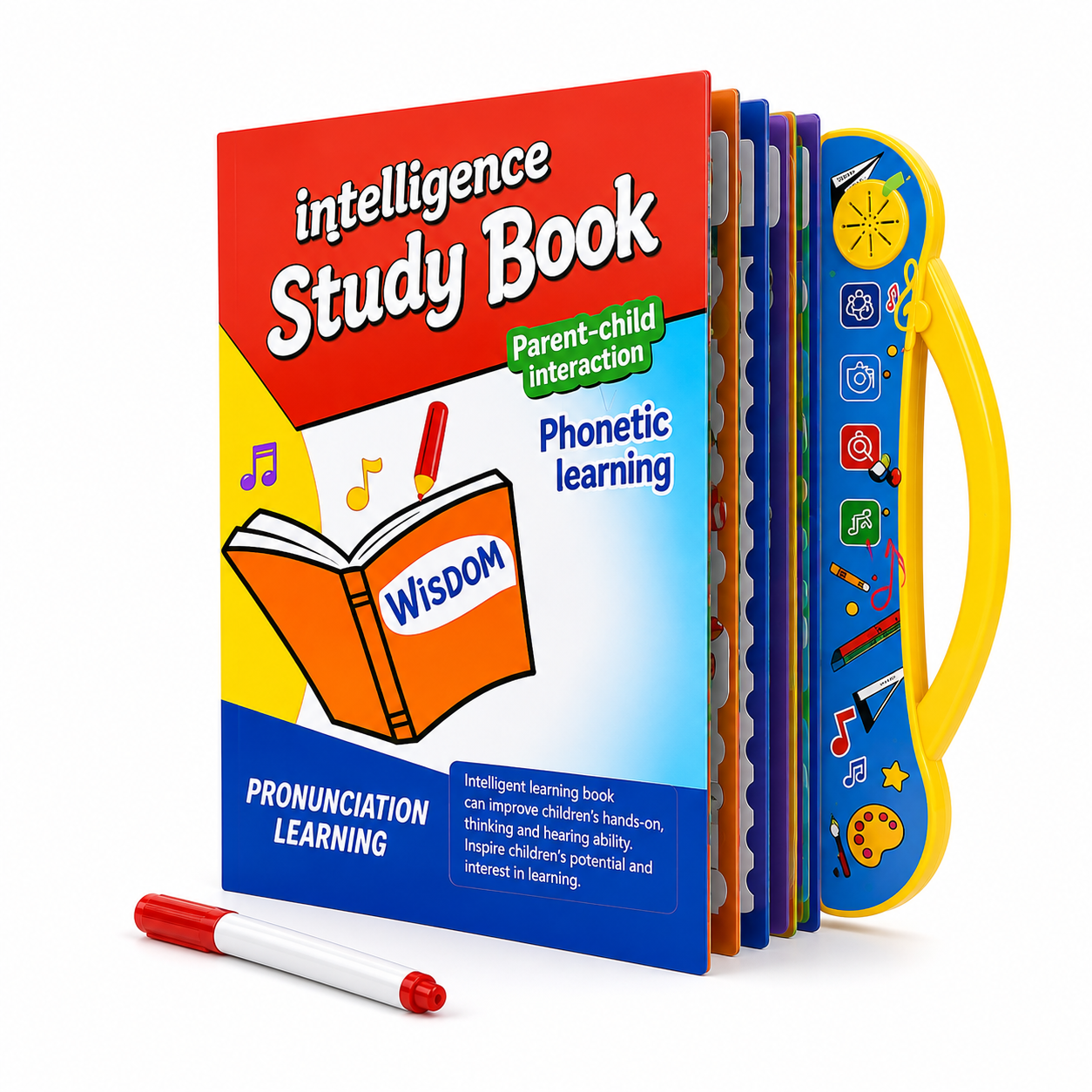 Kids Learning Book – Interactive Musical Alphabets & Numbers