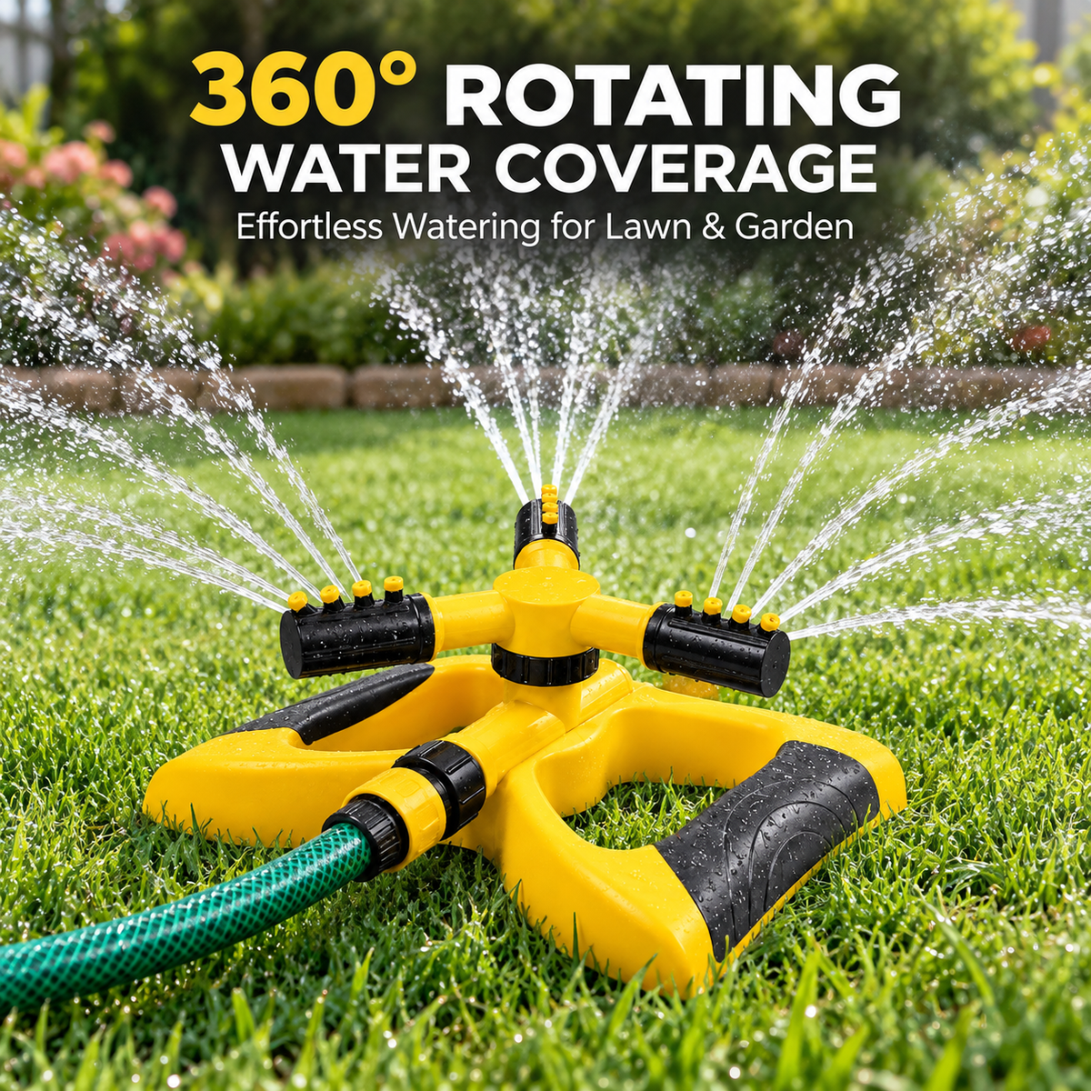 SprayMate Pro Lawn Sprinkler - 1 Year Warranty