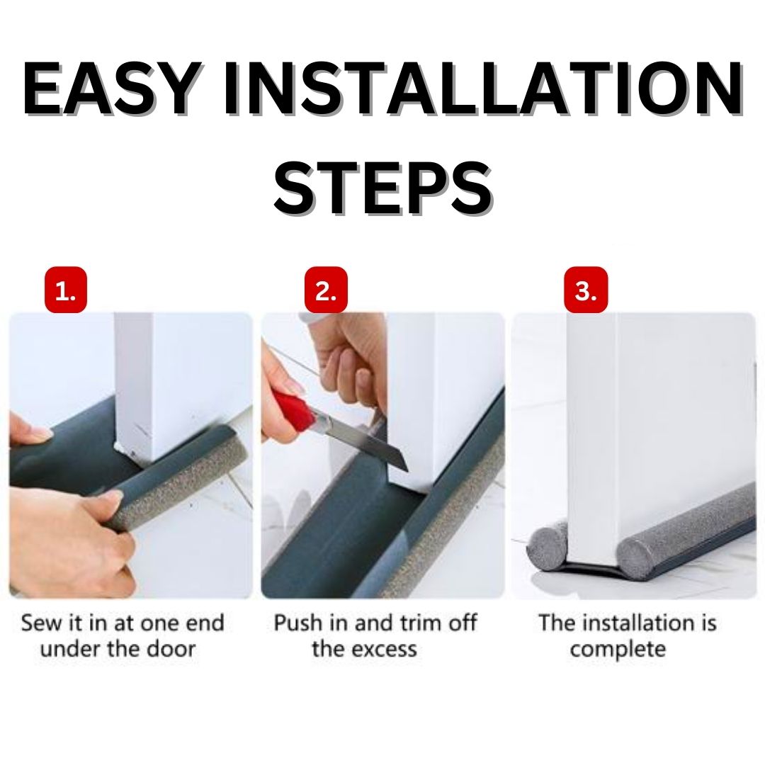DraftNova Elite™ Under-Door Bottom Seal Strip