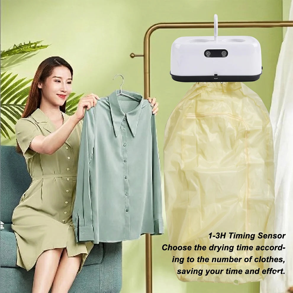 Portable Electric Clothes Dryer – Compact & Foldable for Quick Drying