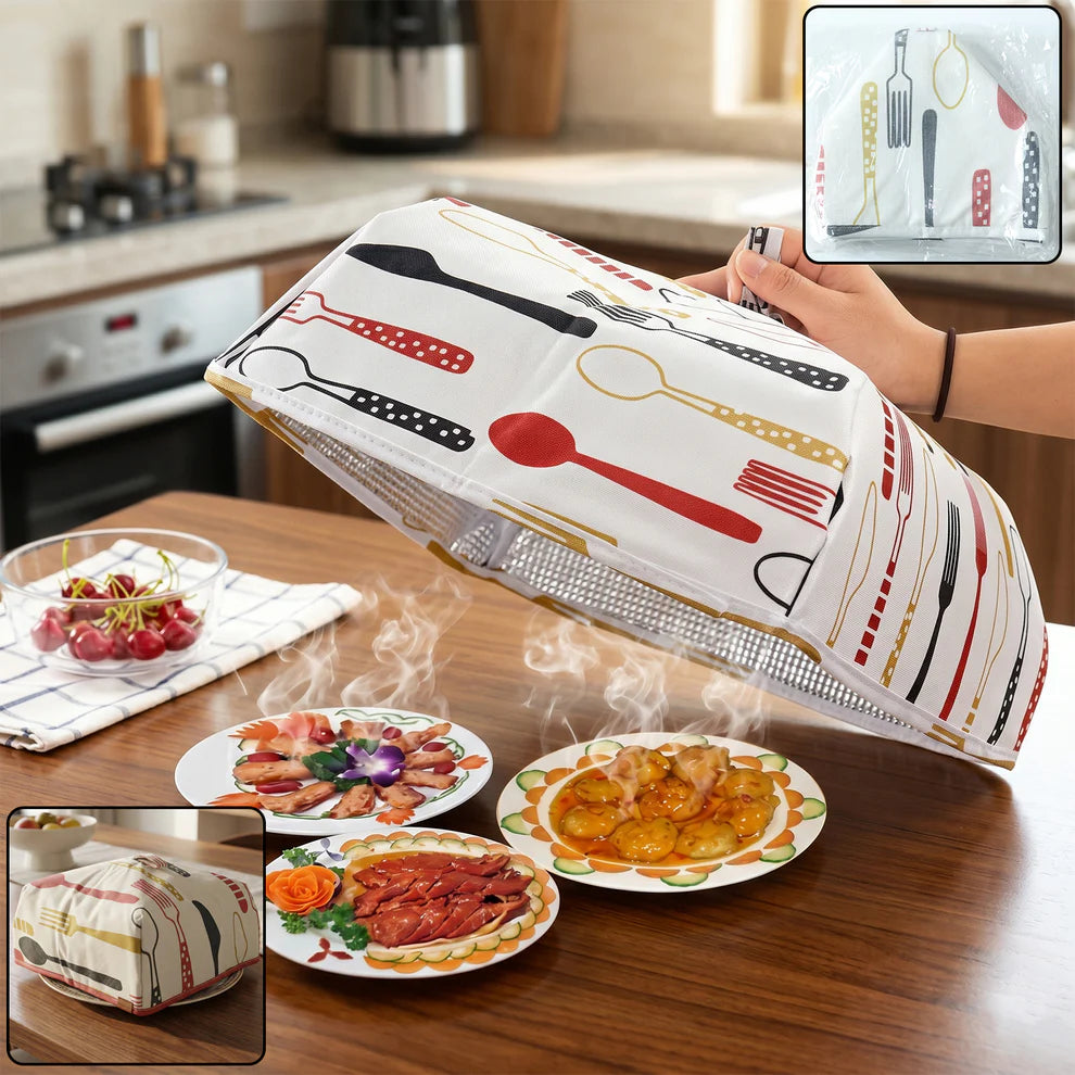 Reusable Food Cover – Small Size Foldable Dish Lid