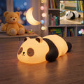 Sleeping Panda LED Night Light, Cute Silicone Bedside Lamp
