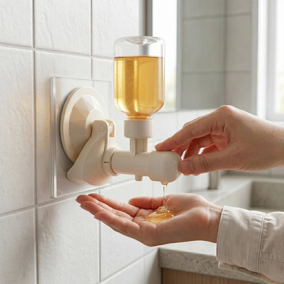 Liquid Soap Dispenser – Wall-Mount with Strong Suction Cup