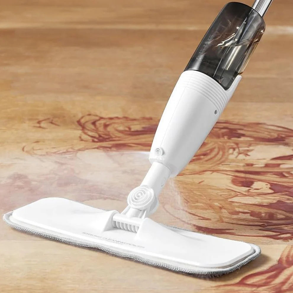 Multipurpose Spray Flat Mop with Refillable Water Tank & Reusable Microfiber Pad