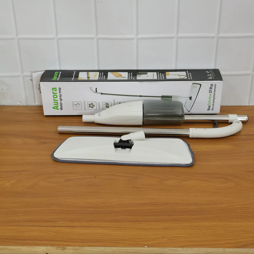 Multipurpose Spray Flat Mop with Refillable Water Tank & Reusable Microfiber Pad