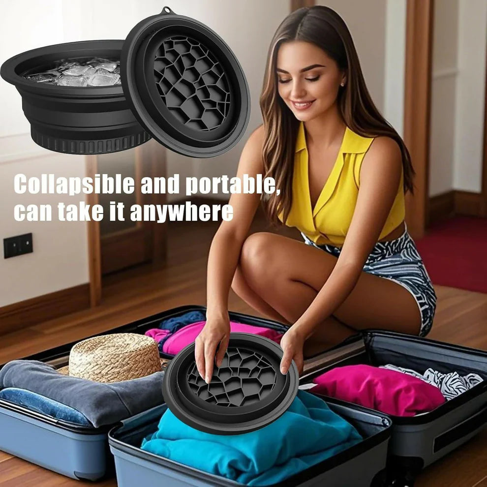 Foldable Ice Face Bowl – Instant Glow & Cooling Facial Therapy