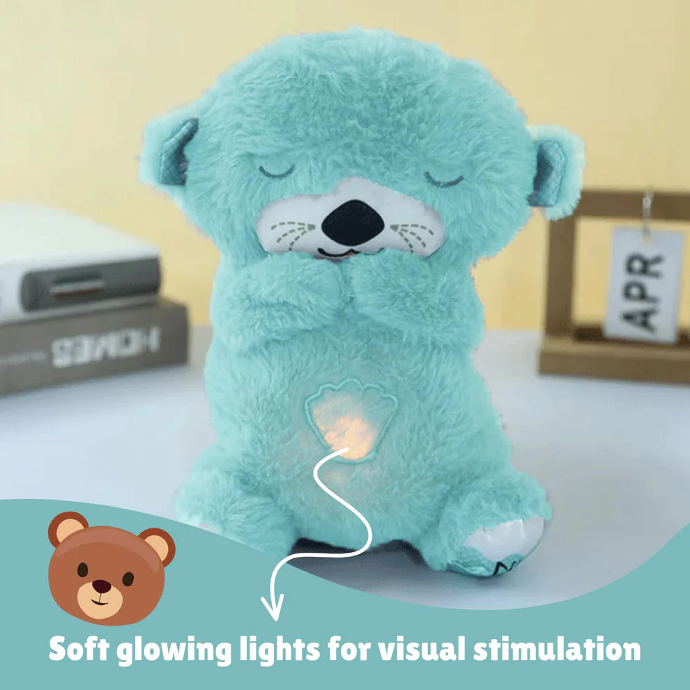 Musical Teddy Bear Plush Toy – Soft, LED Light & Soothing Music