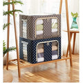 Clothes Organizer for Wardrobe, for Clothes with Zip - 66 Litre