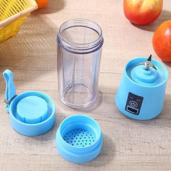 0131 Portable USB Electric Juicer - 4 Blades (Protein Shaker) - DeoDap