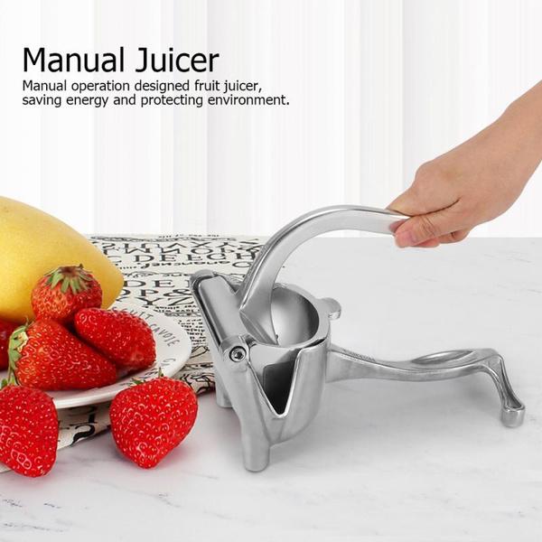 2313 Stainless Steel Manual Fruit Press Juicer Alloy Fruit Hand Squeezer Heavy Duty - DeoDap